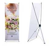 Мобильный Cтенд X-баннер Премиум 60 x 160; 80x180 cм