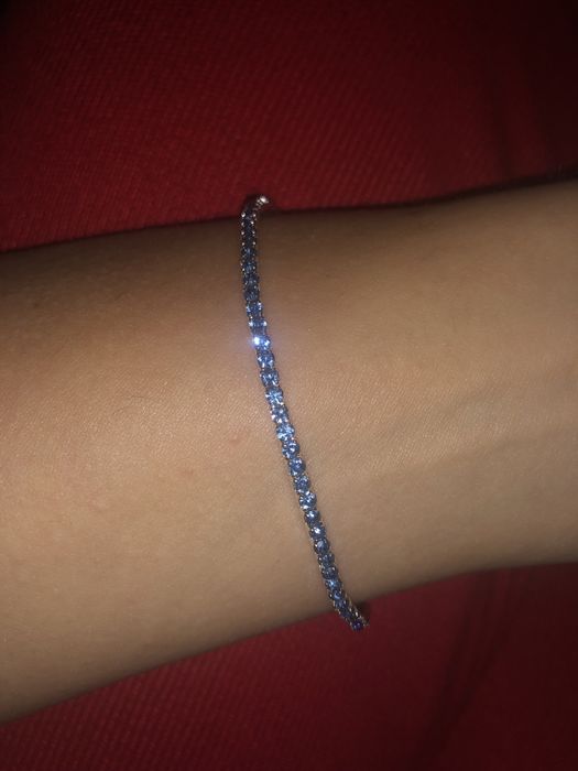 Bratara Tennis regal blue 3 mm