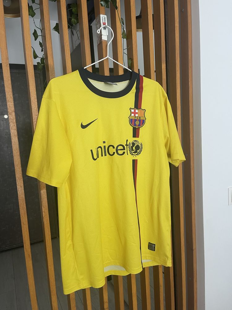 Tricou fotbal Barcelona Nike 2008-2010, mărime L