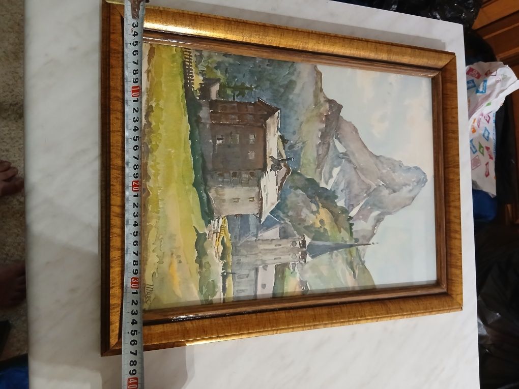 Litigrafie/print numerotat semnata de pictorul francez N. Malkovitch