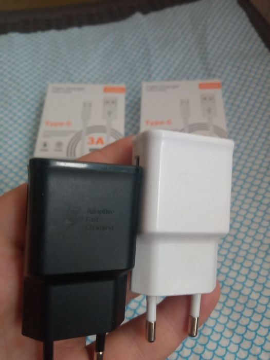 incarcator telefon Samsung Fast Charger 5V 2A - 2 buc + cablu
