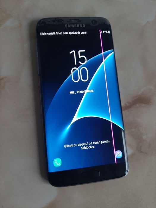 Vând Samsung Galaxy S7 Edge perfect funcțional, cu o dungă /poze reale