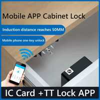 Incuietoare inteligenta invizibila sertar/cabinet, cu card, TTLOCK APP