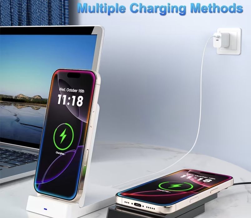 Сгъваема безжична станция за бързо зареждане