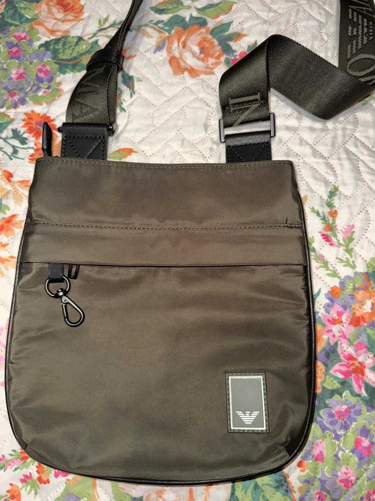 Чисто нова оригинална мъжка чанта Emporio Armani