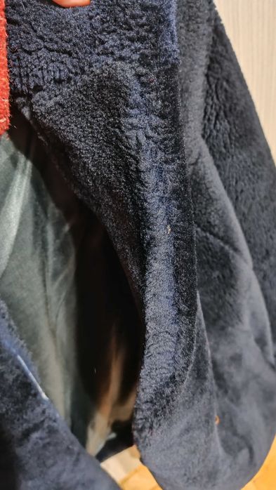 Haina blana naturala, vintage, nurca, marimea 50