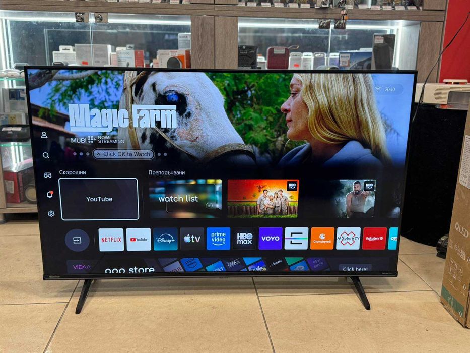 Смарт телевизор Hisense - 43A6N, 43'', 4K