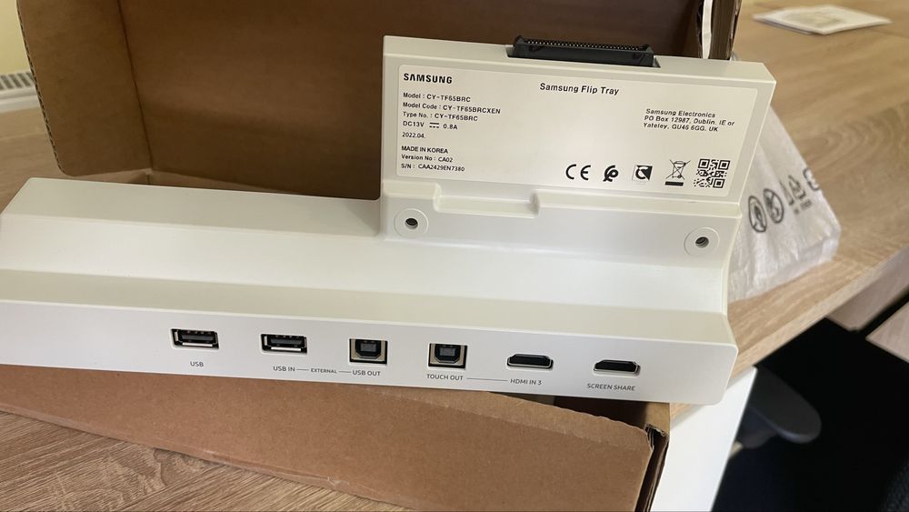 Vand Dock Samsung (CY-TF65BRCXEN)