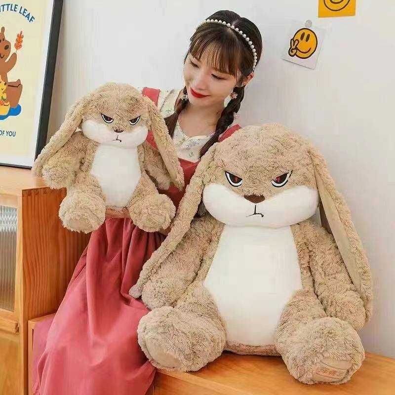 ТРЕНД Angry Bunny Длинноухий Кролик Плюшевая игрушка 30см