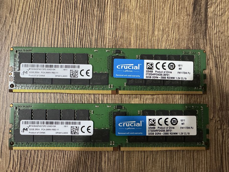 Серверная оперативная память Crucial 32 GB DDR4 RDIMM
