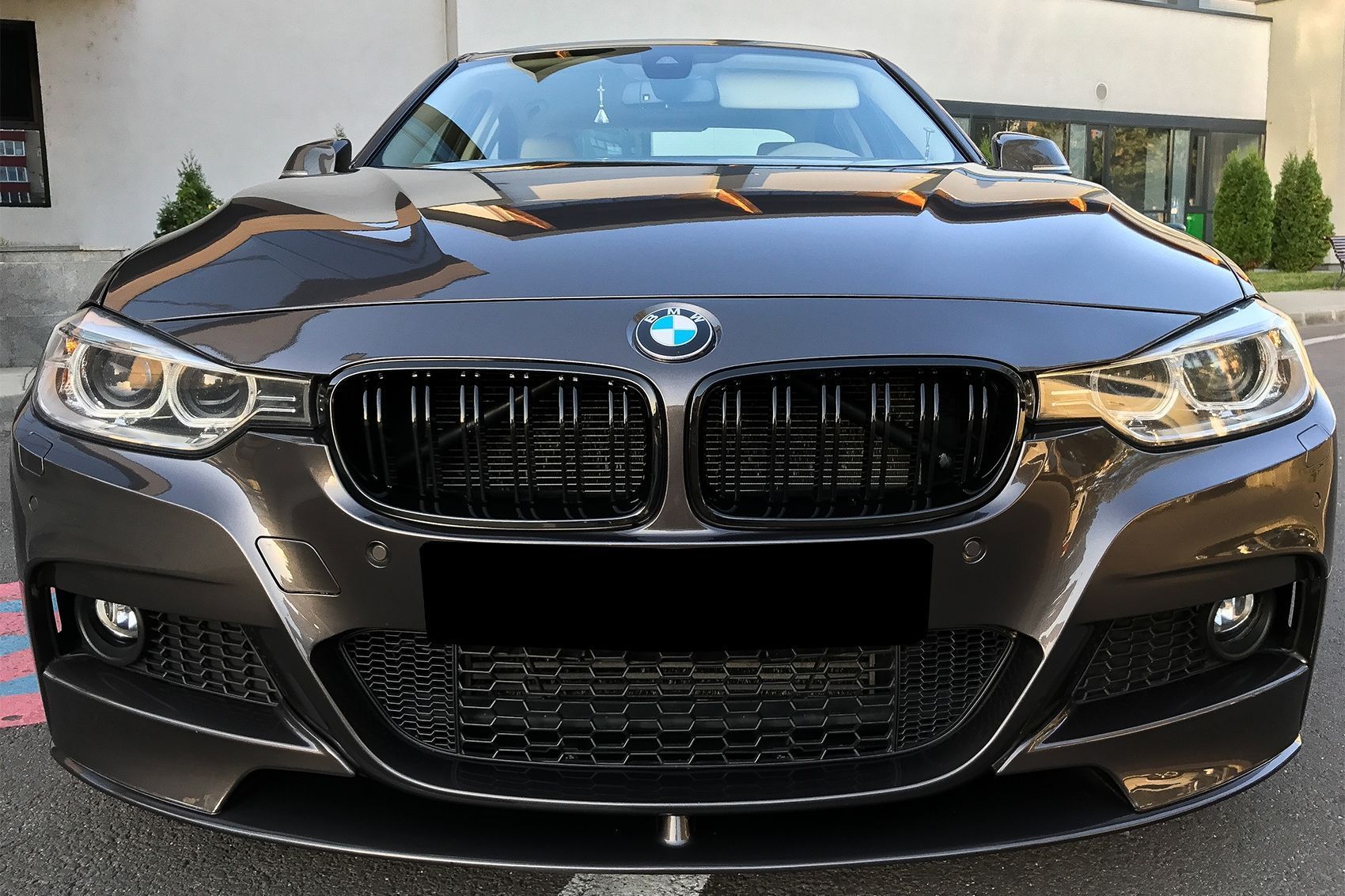Grile Centrale compatibil cu BMW Seria 3 F30 (2011+) Piano Black M Des