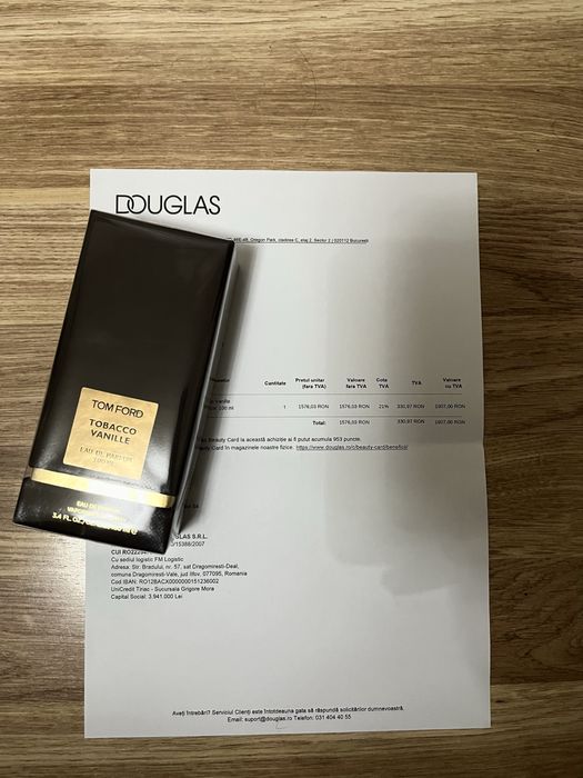 |Urgent!| Tom Ford Tobacco Vanille |Sigilat| Factura inclusa