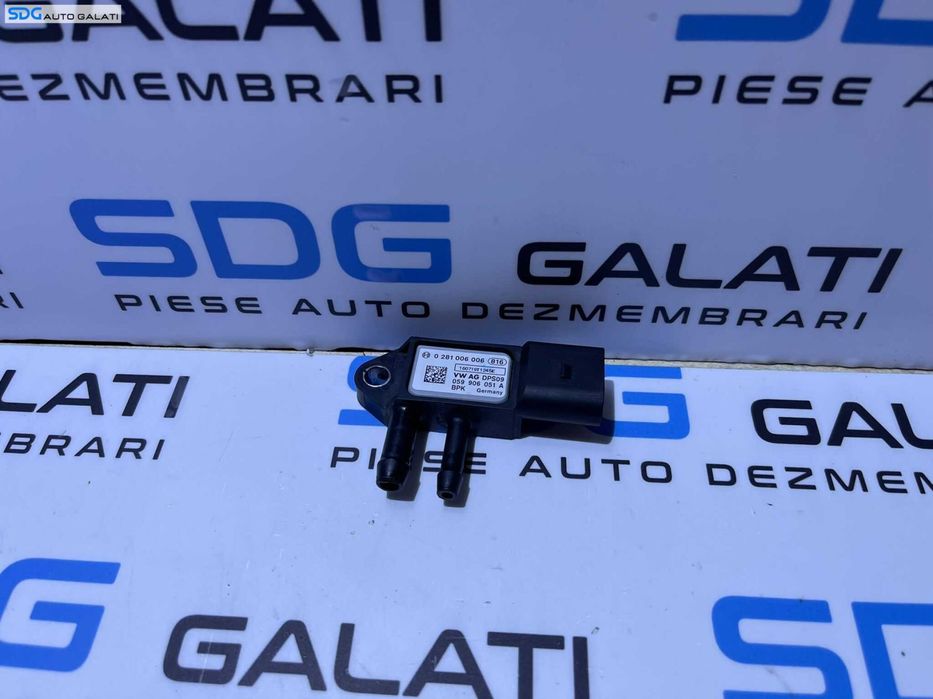 Senzor Presiune Gaze Filtru Particule Audi A6 C7 2.0 TDI CGLC CGLD CMGB CGLE 2011 - 2014 Cod 059906051A 0281006006