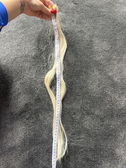 Блонд светло рус цвят кератинови кичури