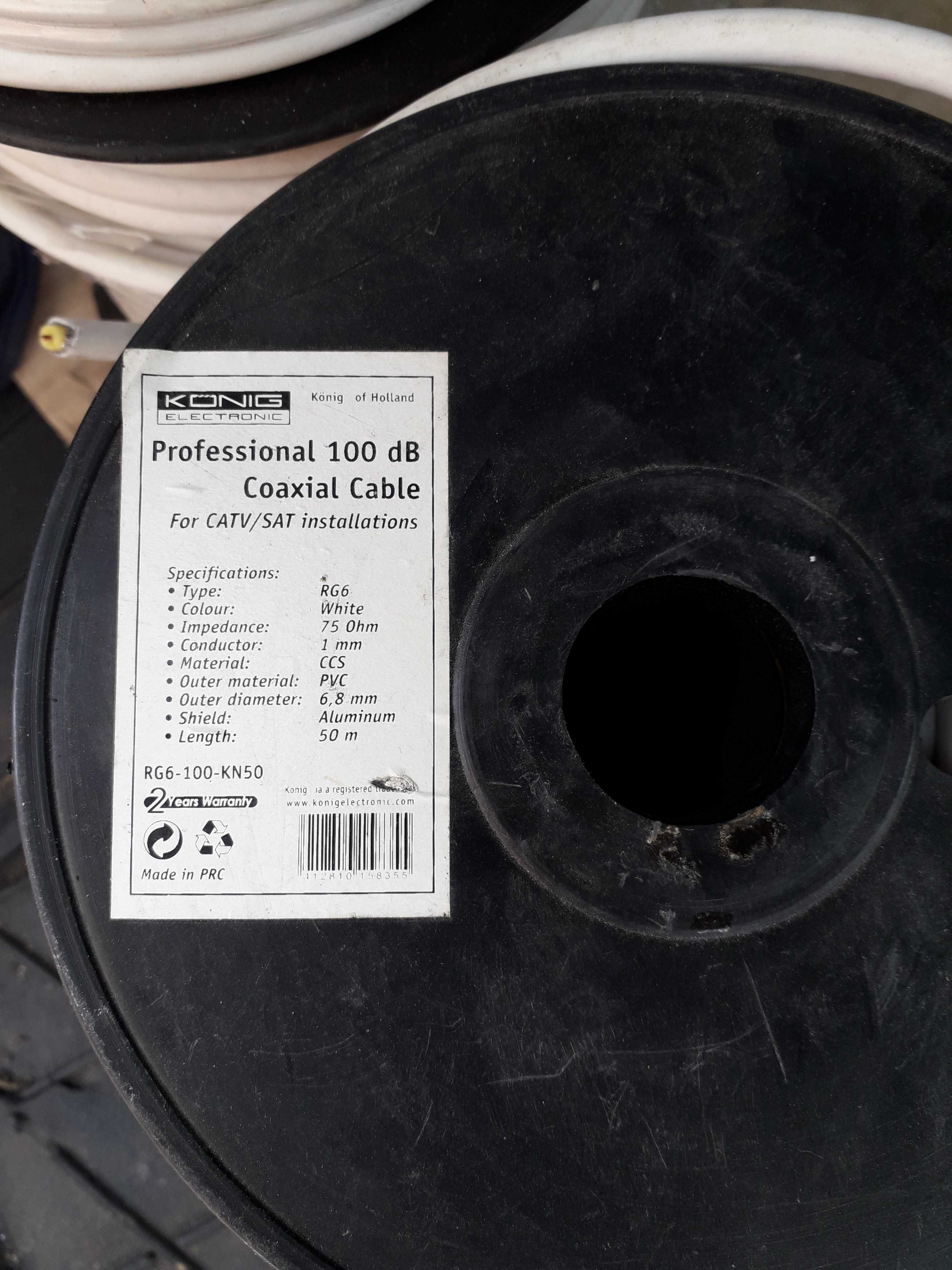 Cablu coaxial RG 6 profesional