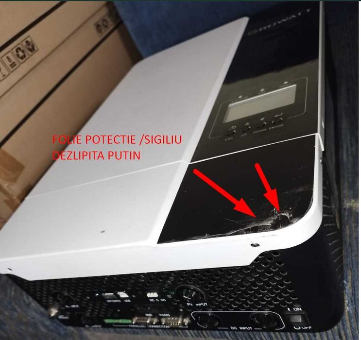 Invertor growatt spf 5000es defect