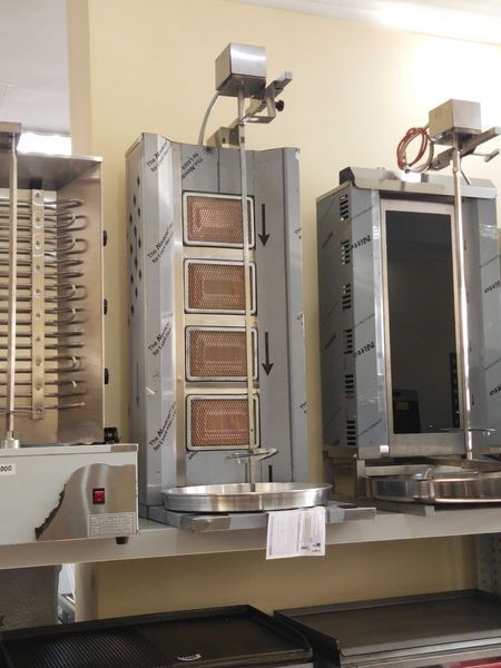 Донер аппарат с мотором газовый Донер аппарат