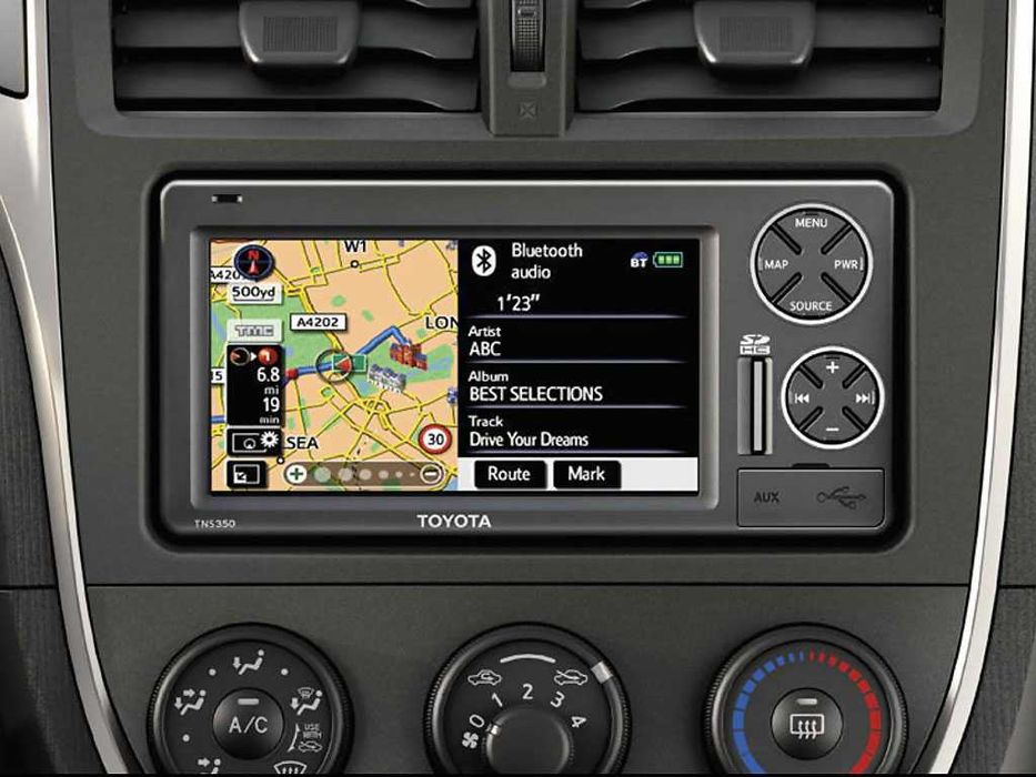 2021 V1 Ново Toyota Навигационна SD card TNS350 Europe Сд Карта Тойота