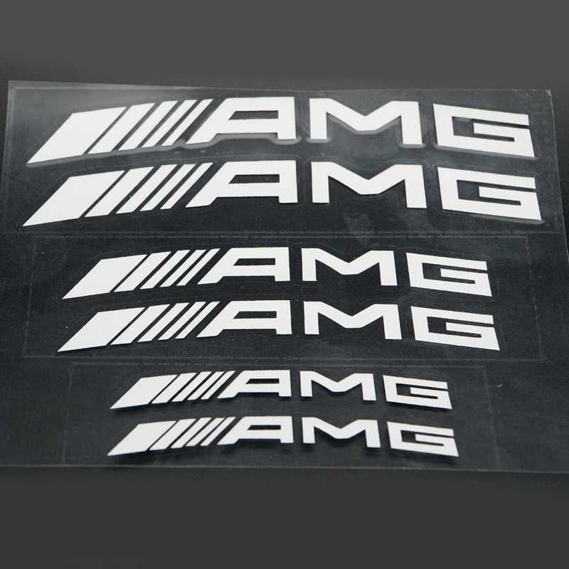 Set 6 Stickere Sline, Mpower, AMG pentru etriere Audi, BMW, Mercedes