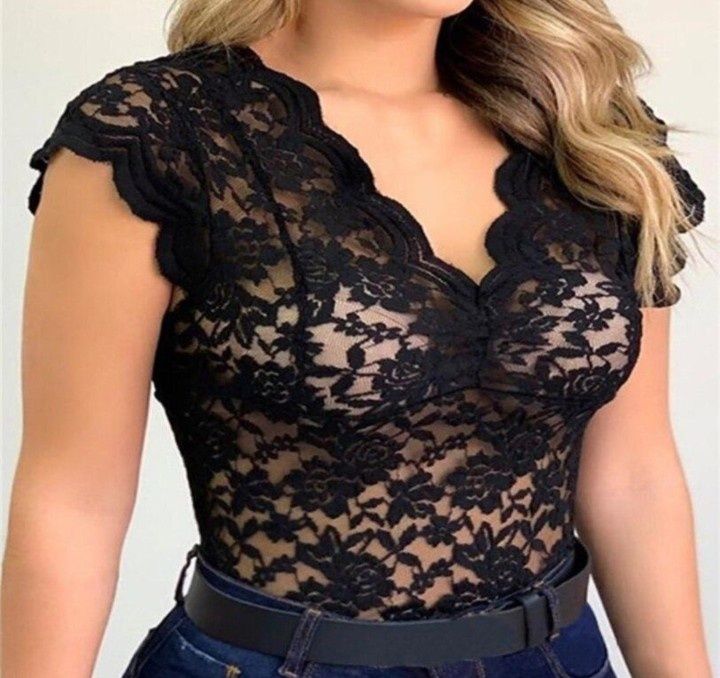 Bluza dantela elastica new model import Italia