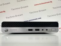 Мини компютър HP ProDesk 400 G4-Intel Core i3-8100T/ 16GB RAM / 512GB