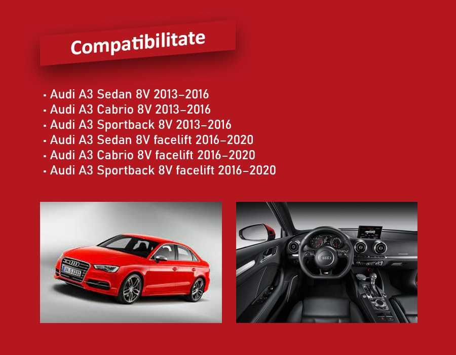 Apple CarPlay & Android Auto Audi A3 S3 Sedan Sportback 8V (2013–2020)