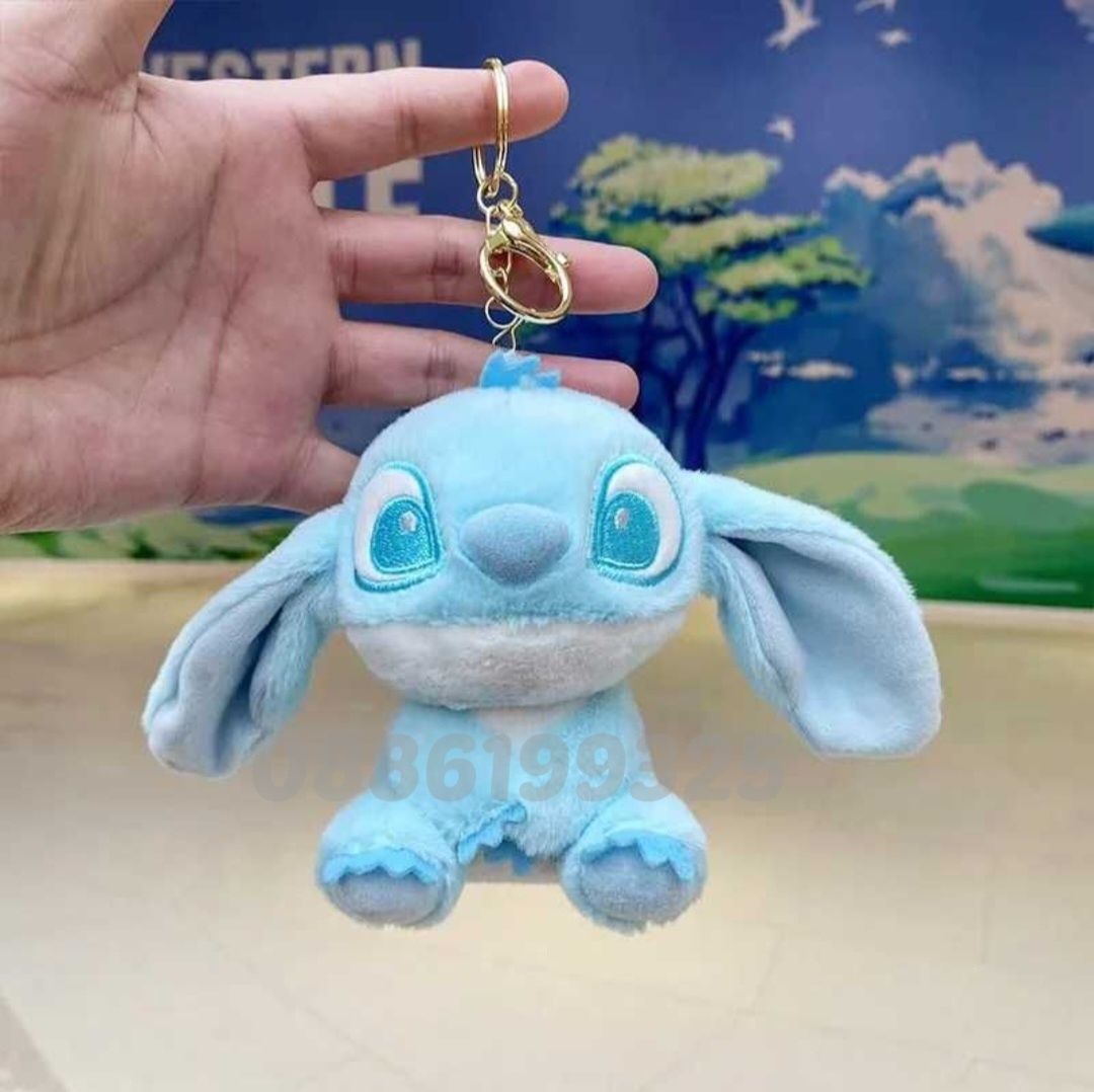 Плюшена играчка Ключодържател Лило и Стич Stitch, Мек ключодържател