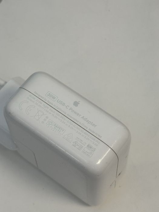 Захранващ адаптер APPLE USB-C 30W White / Бял
