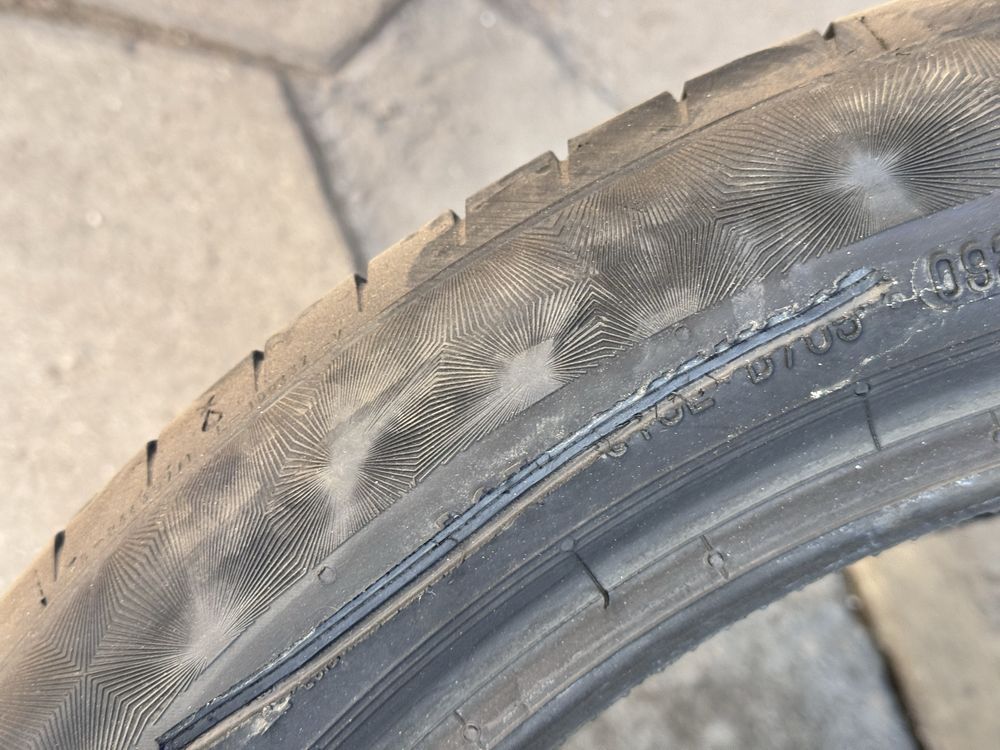 225/45/R19 Continental PremiumContact6 2бр летни RunFlat dot0922 7мм