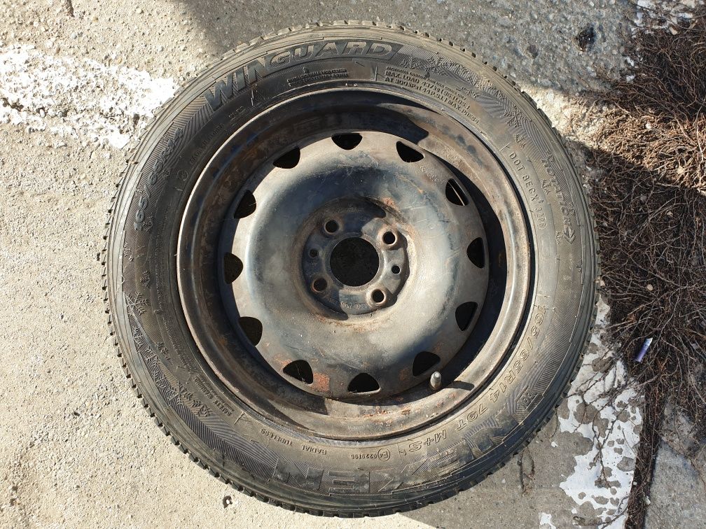 Roată rezervă R14, 4x98, ET31.5, Lancia Fiat Alfa Opel