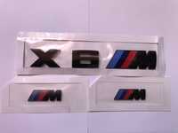 Set Embleme BMW X6M negru