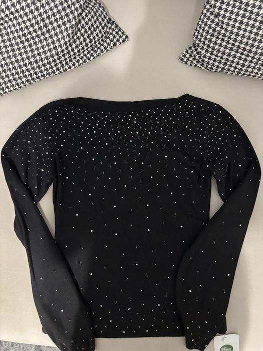 Кофта черная с блестками