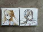Set 2 imagini Asuka Langley si Mari Makinami