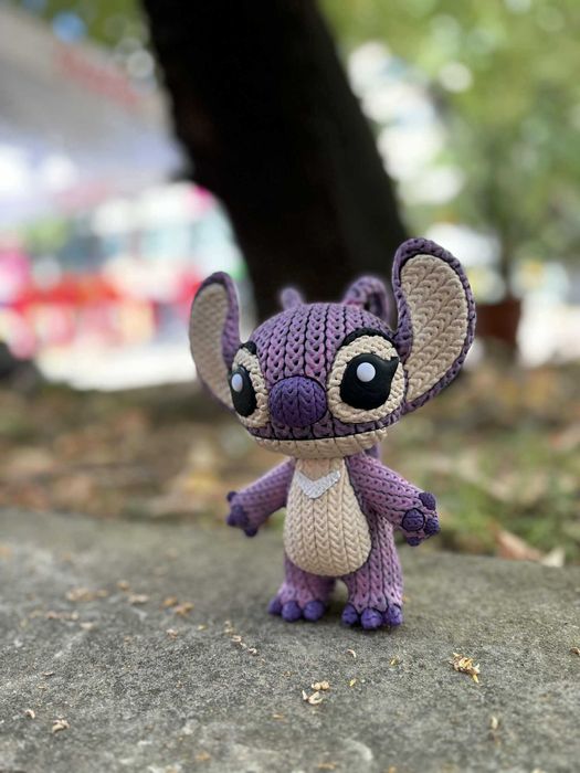 Фигурки Stitch и Angel с въртяща глава