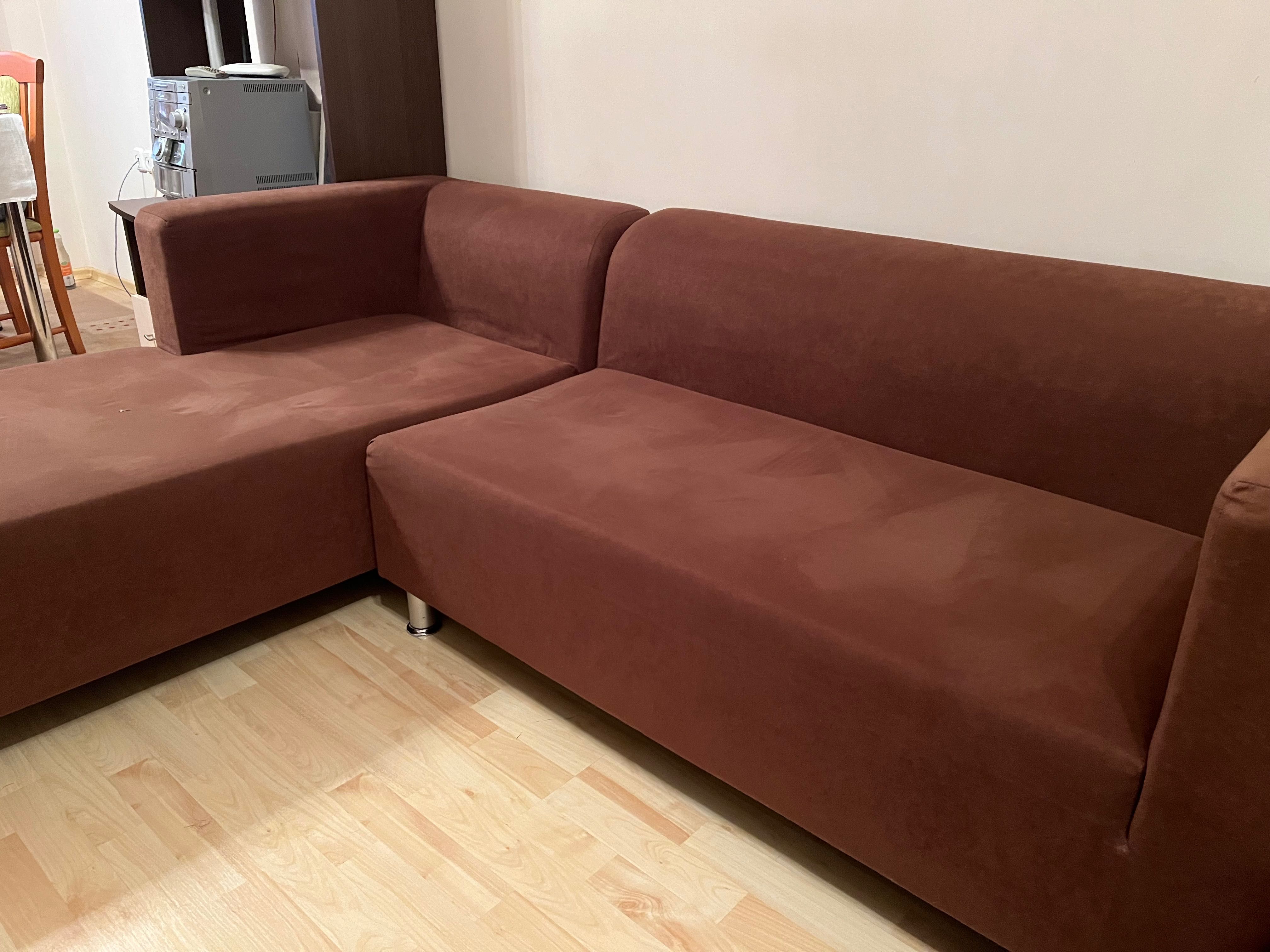 Ъглов диван, използван, в много добро състояние