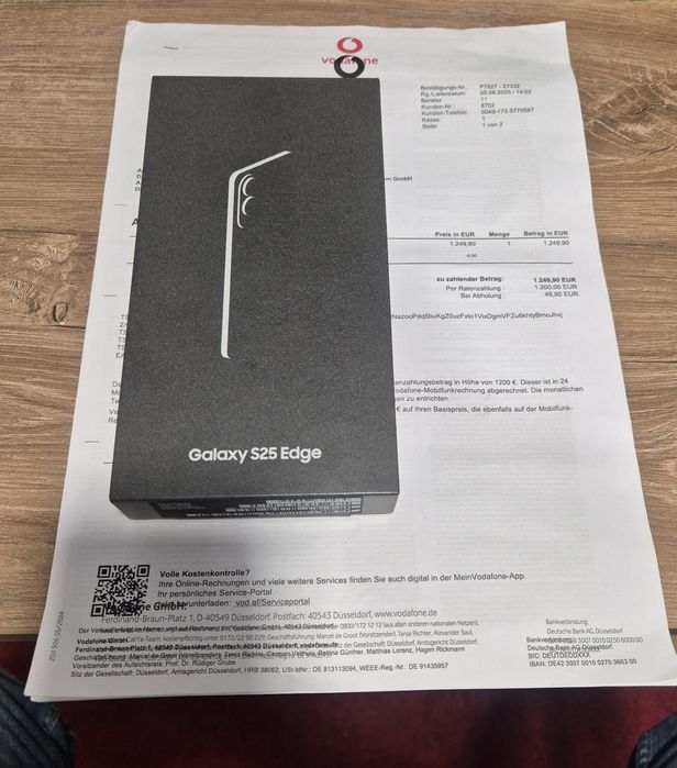 Galaxy S25 Edge 5G 256GB. 12GB RAM. SIGILAT !! Icyblue