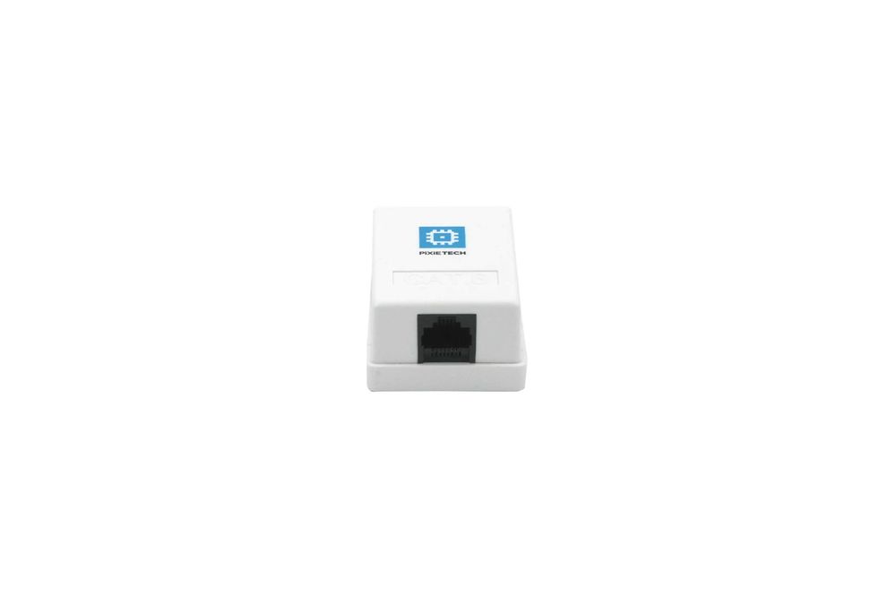 Розетка накладная Pixietech, CAT6 UTP RJ-45, 1 порт