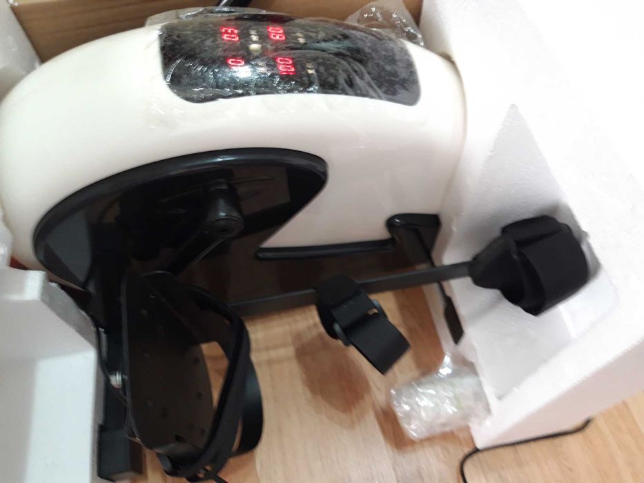 Тренажер электропедаль для реабилитации, с фиксацией ноги