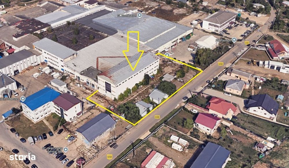 Fabrica de alcool + Teren 3432 mp ~ Rachiti ~ Botosani