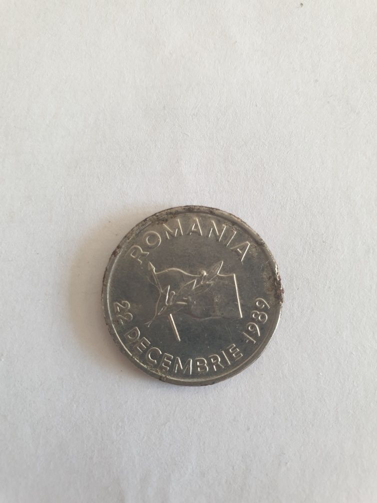 Monedă 10 lei anul 1991