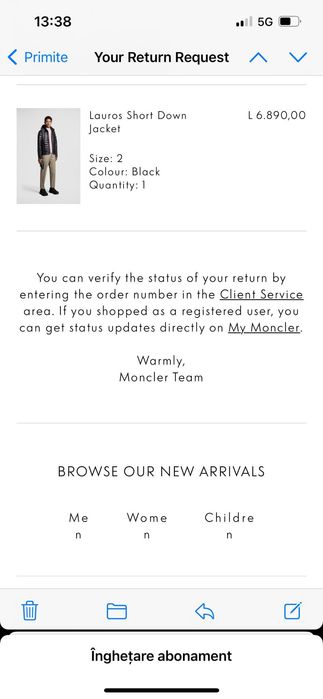 Jacheta Moncler Italia Lauros Short Down ***TOP***