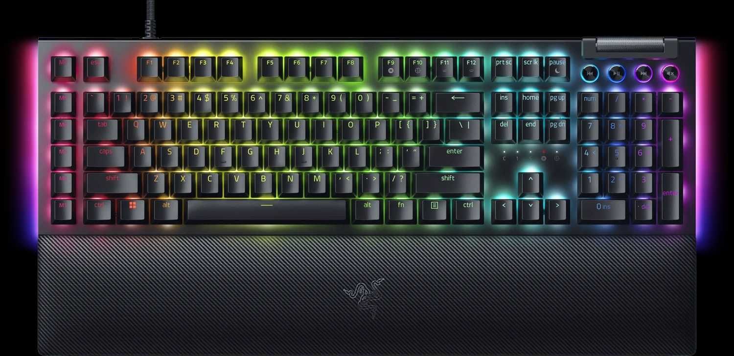 [НОВАЯ] Игровая клавиатура Razer BlackWidow V4 (Yellow Switch) - RU/EN