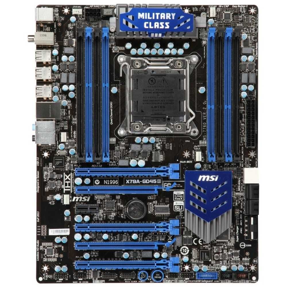 Дъно Дънна платка MSI X79A-GD45 2011 DDR3 OVERCLOCK