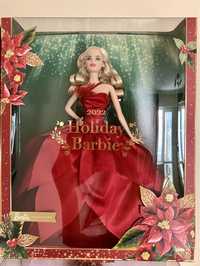 Колекционерска кукла барби Holiday Barbie 2022 руса