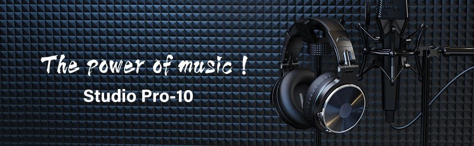 Професионални слушалки OneOdio Studio Pro-10, 20Hz-40KHz, 6.35/3.5 mm