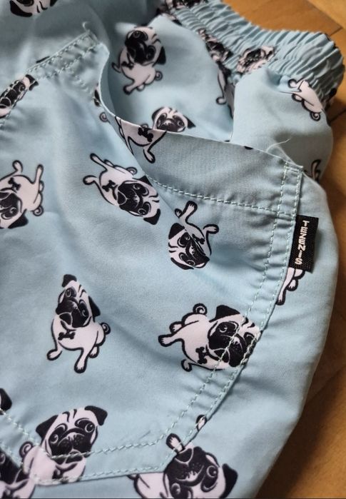 Șort de baie / înot, bărbați Tezenis Pug - Imprimeu Albastru - M