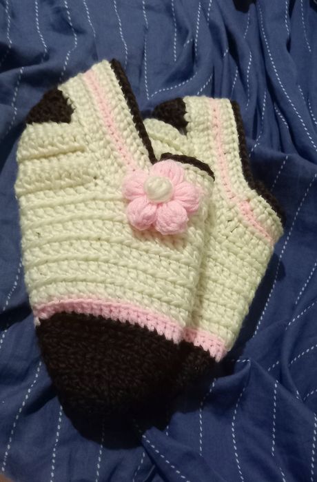 Женские носочки, вязаные пятки следки