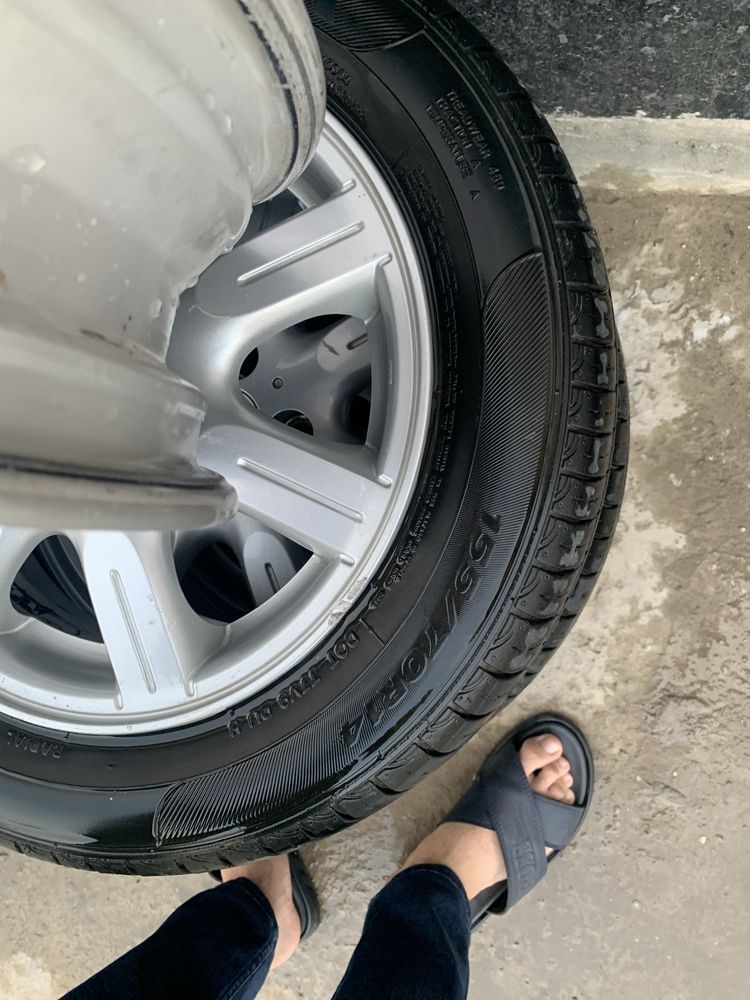 Родной Шины hankook 155/70 r14 диски равон спарк