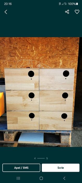 Vând cuiburi pentru papagali