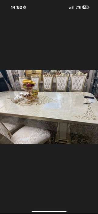 stol stul 12 kishilik holati yaxshi yengide ishlatilmagan